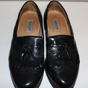 Alfani Made In Italy Loafers Leather Tassel - 9 W